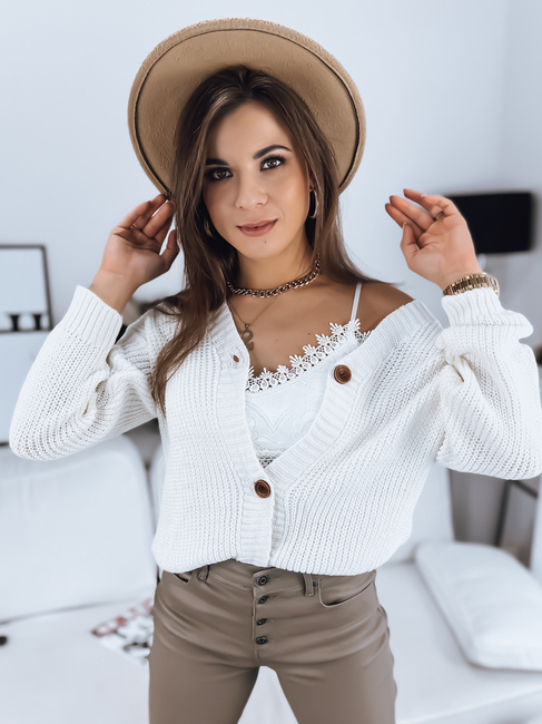 Sweter damski MINSTRAL ecru Dstreet MY1615