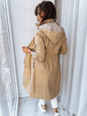 Parka damska LION beżowa Dstreet TY3539