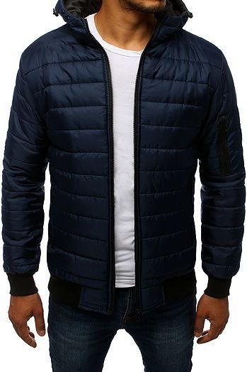Kurtka męska pikowana bomber jacket granatowa TX2228