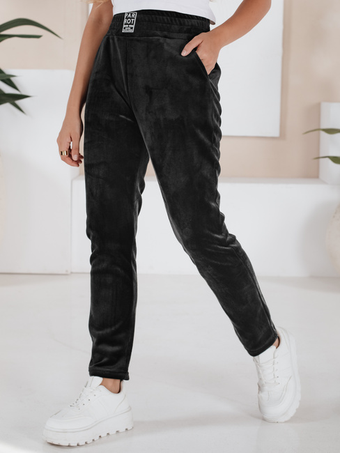 Spodnie damskie dresowe BRENDA czarne Dstreet UY1753