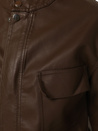 Kurtka damska skórzana brązowa Dstreet TY5540