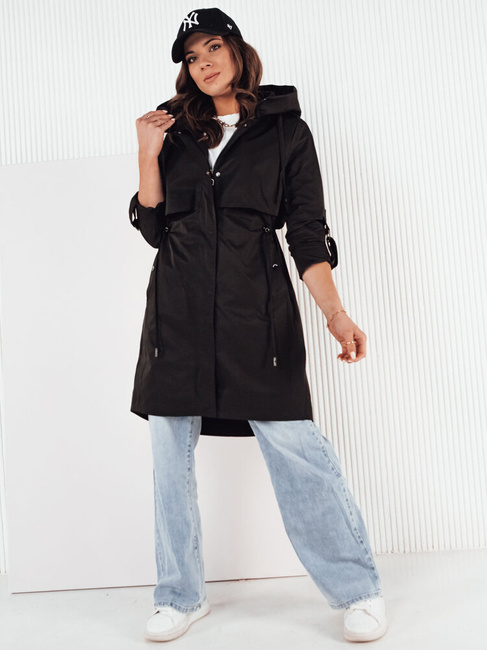 Kurtka przejściowa damska parka czarna NOCITO Dstreet TY4203