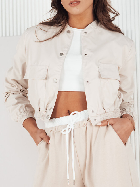 Kurtka damska przejściowa bomberka KADYS beżowa Dstreet TY4188