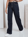 Jeansy damskie wide leg granatowe Dstreet UY2769