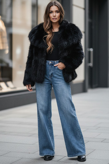 Futerko damskie  krótkie czarne ZARAFIA Dstreet TY5117z