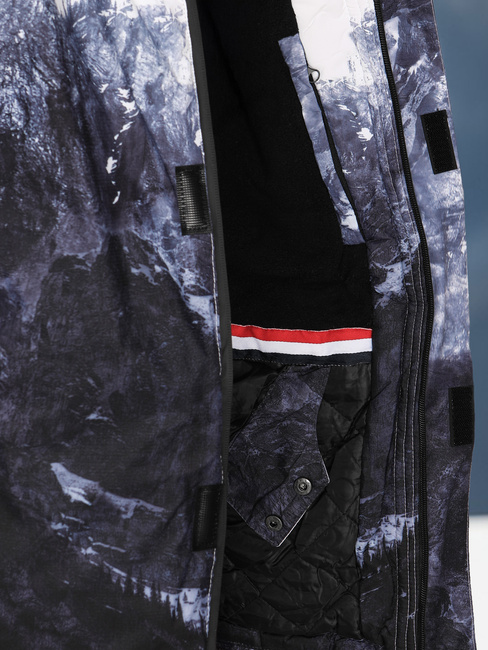 Kurtka męska zimowa narciarską granatowa Dstreet TX5125