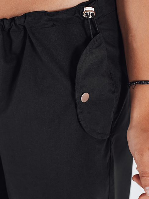 Spodnie damskie spadochronowe DENWER czarny Dstreet UY1666