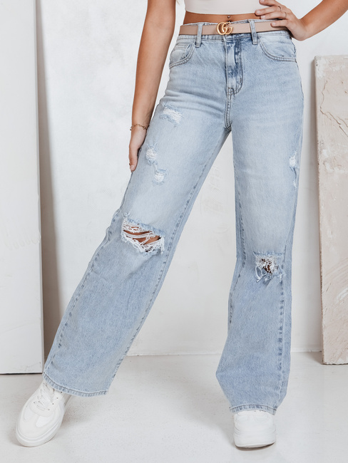 Spodnie damskie jeansowe baggy STYLLEG niebieskie Dstreet UY2491