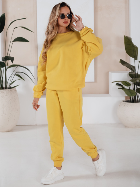 Komplet damski dresowy ARIELLA PREMIUM żółty Dstreet AY0734