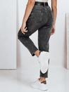 Jeansy damskie mom fit czarne Dstreet UY2740