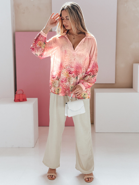 Spodnie damskie wide leg MILLIVIO khaki Dstreet UY2661