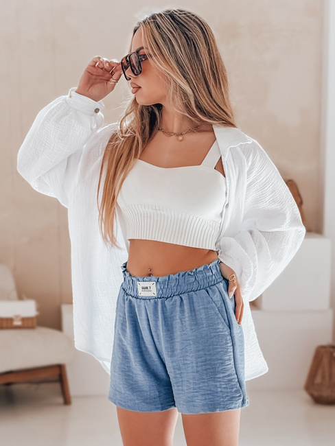 Spodenki damskie OWN STYLE niebieskie Dstreet SY0452