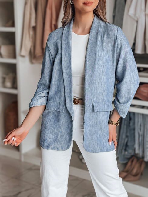 Marynarka damska oversize SOFT LOVE granatowa Dstreet PY0131