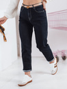 Spodnie damskie jeansowe mom fit STRAIGHTY ciemnogranatowe Dstreet UY2390_1