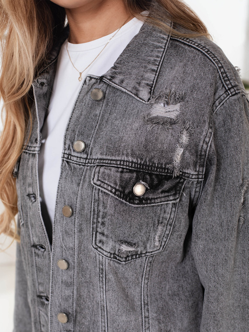 Kurtka jeansowa damska XENIA szara Dstreet TY5131