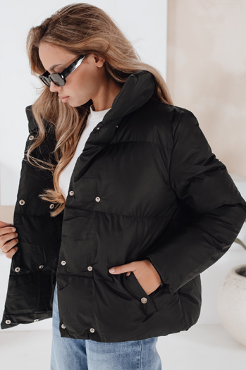 Kurtka zimowa damska pikowana LARO czarna Dstreet TY1994