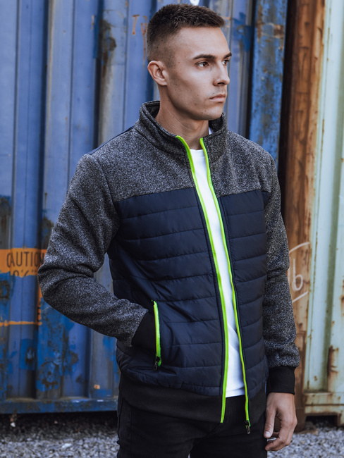 Kurtka męska przejściowa pikowana granatowa Dstreet TX4856