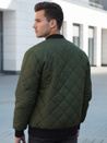 Kurtka męska pikowana bomber jacket zielona TX2216