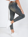 Jeansy damskie push up niebieskie Dstreet UY2827