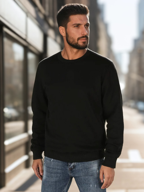 Bluza męska czarna Dstreet BX5915