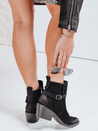 Botki damskie czarne Dstreet ZY0516