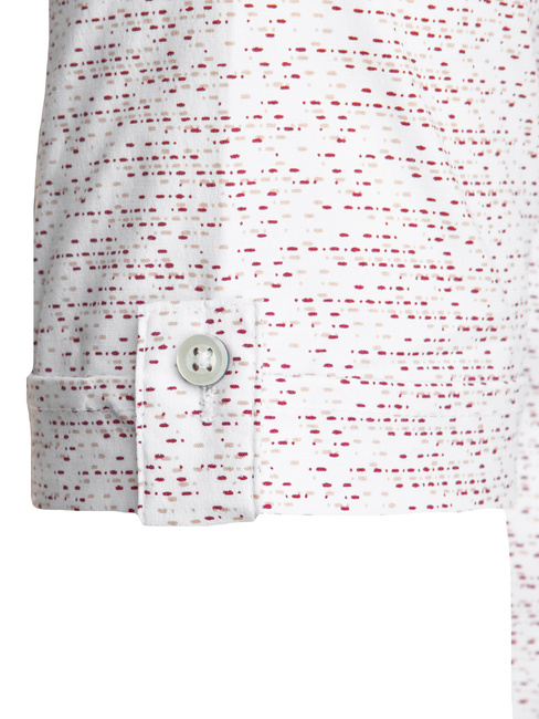 Koszula męska z krótkim rękawem biała Dstreet KX1078