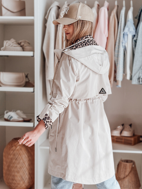 Kurtka przejściowa damska parka FERISSA beżowa Dstreet TY4872