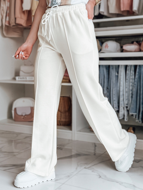 Spodnie damskie dresowe DRESSANIK ecru Dstreet UY2703