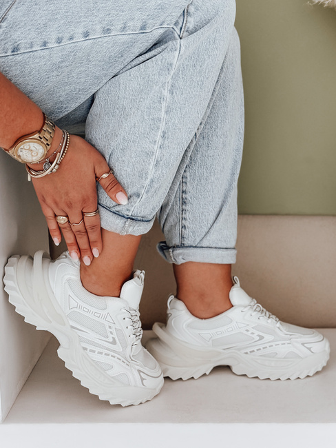 Sportowe sneakersy damskie białe Dstreet ZY1009