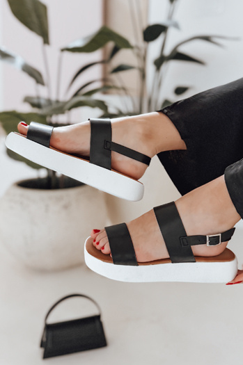 Sandały damskie ZENELLA czarne Dstreet ZY0964