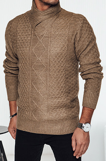 Sweter męski kamelowy Dstreet WX2255