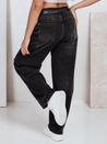 Jeansy damskie balloon fit czarne Dstreet UY2741