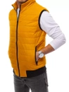 Kamizelka męska pikowana ciemnożółta Dstreet TX4018