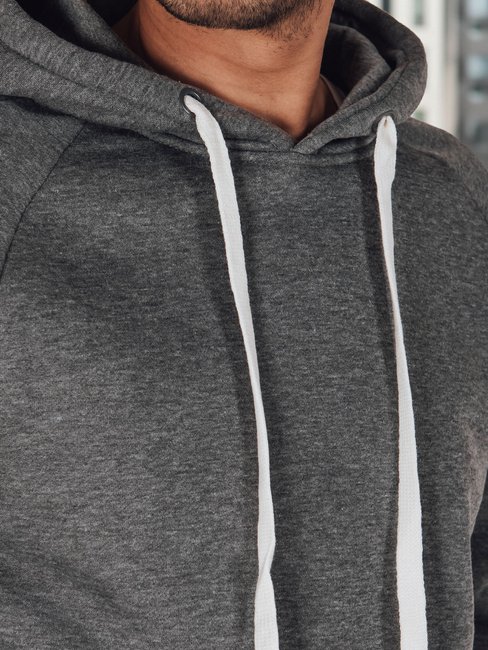 Bluza męska z kapturem szara Dstreet BX5942