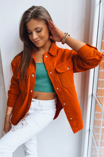 Kurtka damska ALEXANDRIA pomarańczowa Dstreet TY3602