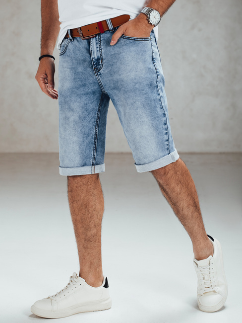 Spodenki męskie jeansowe niebieskie Dstreet SX2551