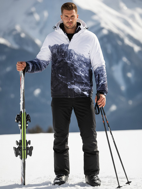 Kurtka męska zimowa narciarską granatowa Dstreet TX5125