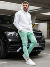 Spodnie męskie dresowe miętowe Dstreet UX3371