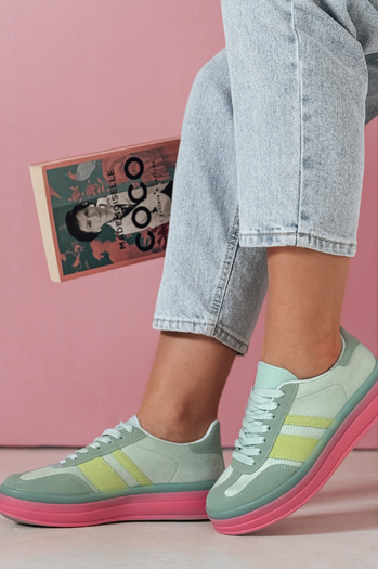 Sneakersy damskie MOTIONA niebieskie Dstreet ZY0907