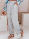 Spodnie damskie wide leg MILLIVIO szare Dstreet UY2664