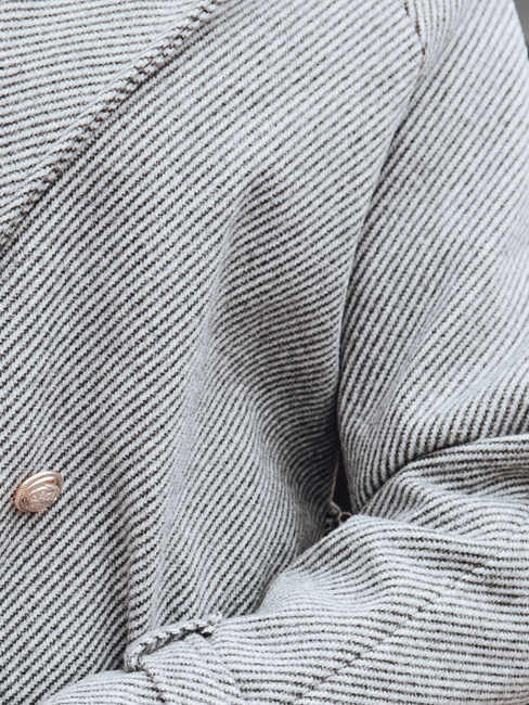 Płaszcz damski oversize CAMELLYN długi szary Dstreet NY0742