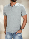 Koszulka polo męska jasnoszara Dstreet PX0513