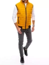 Kamizelka męska pikowana ciemnożółta Dstreet TX4018