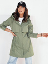 Kurtka przejściowa damska parka zielona TILSON Dstreet TY4181