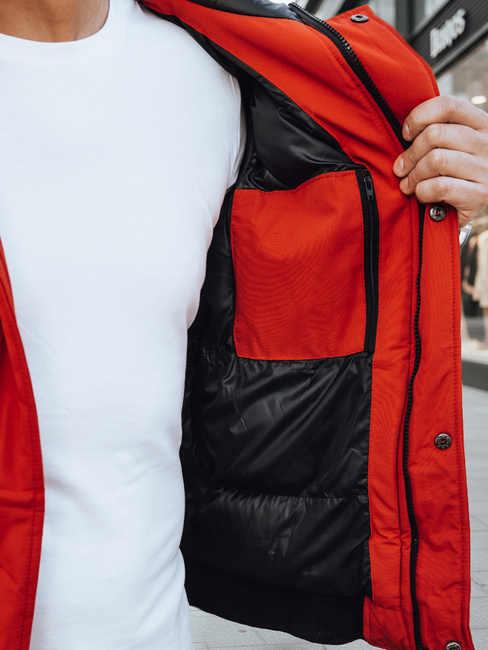 Kurtka męska zimowa czerwona Dstreet TX2875