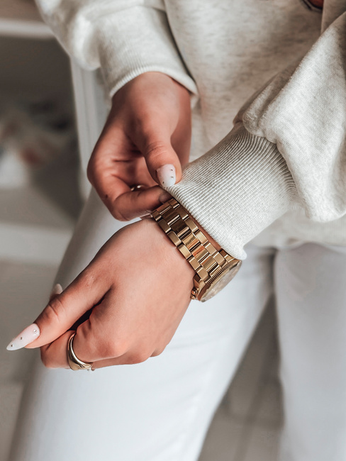 Bluza damska oversize z nadrukiem LALA VIBE szara Dstreet BY1503