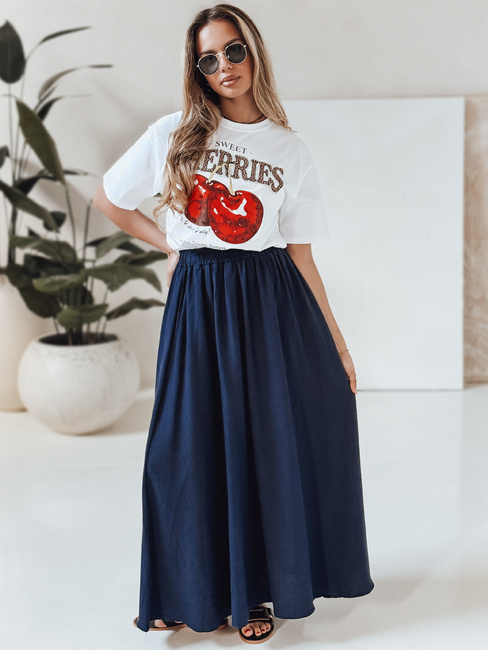 Spódnica CISTAL granatowa Dstreet CY0451