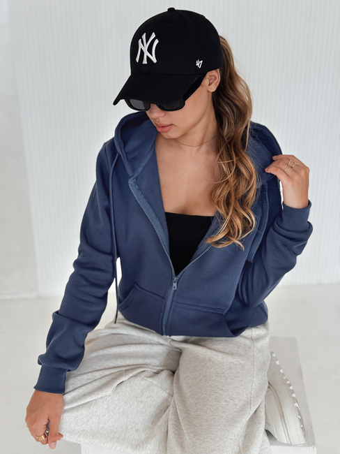 Bluza damska VICTORIA niebieska BY1393
