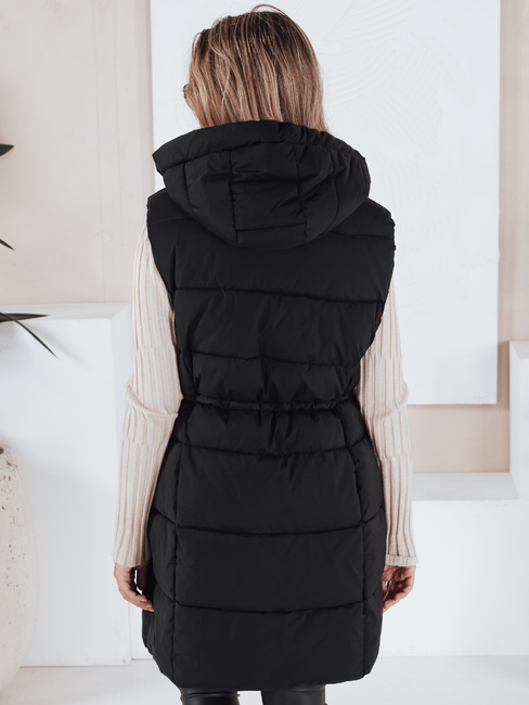 Kamizelka damska pikowana GAMIS czarna Dstreet TY3291