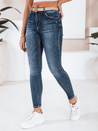Jeansy damskie push up niebieskie Dstreet UY2795